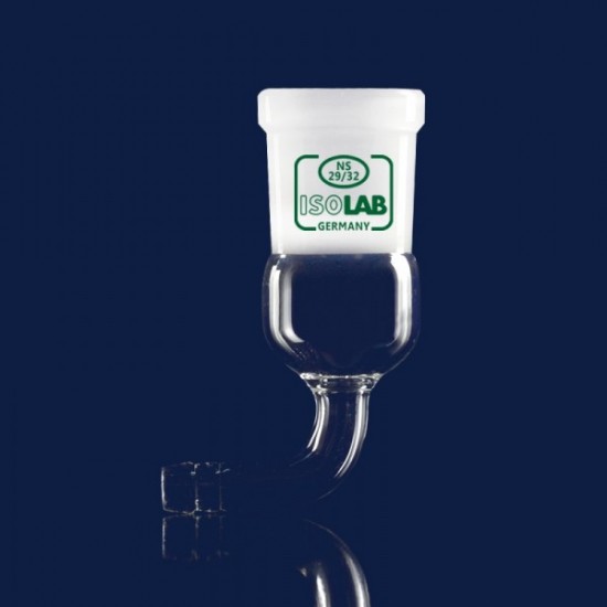 İsolab Adaptör - Nozül - Eğimli - Musluksuz - Çap 10 Mm - Erkek Şilif : Ns 29/32